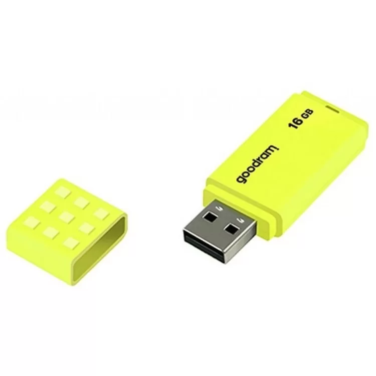 USB флеш накопитель Goodram 16GB UME2 Yellow USB 2.0 (UME2-0160Y0R11) цена 222грн - фотография 2