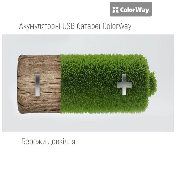 Акумулятор ColorWay AAА USB-С 590 mAh 1.5V (2шт) (Li-Polymer) (CW-UBAAA-09) - фото 12