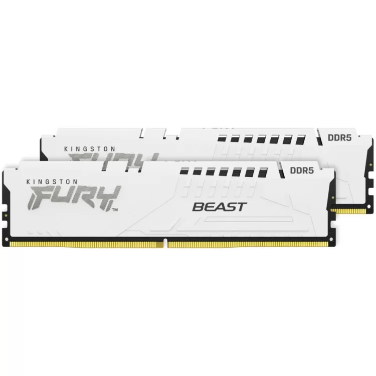 в продаже Модуль памяти для компьютера DDR5 64GB (2x32GB) 5600 MHz Beast White EXPO Kingston Fury (ex.HyperX) (KF556C36BWEK2-64) - фото 3