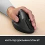 Мышка Logitech Lift Left Vertical Ergonomic Wireless/Bluetooth for Business Graphite (910-006495)