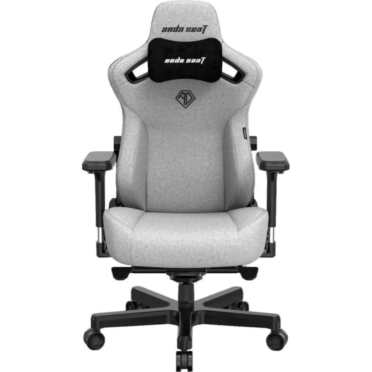 Кресло игровое Anda Seat Kaiser 3 Fabric Size L Grey (AD12YDC-L-01-G-PV/F)