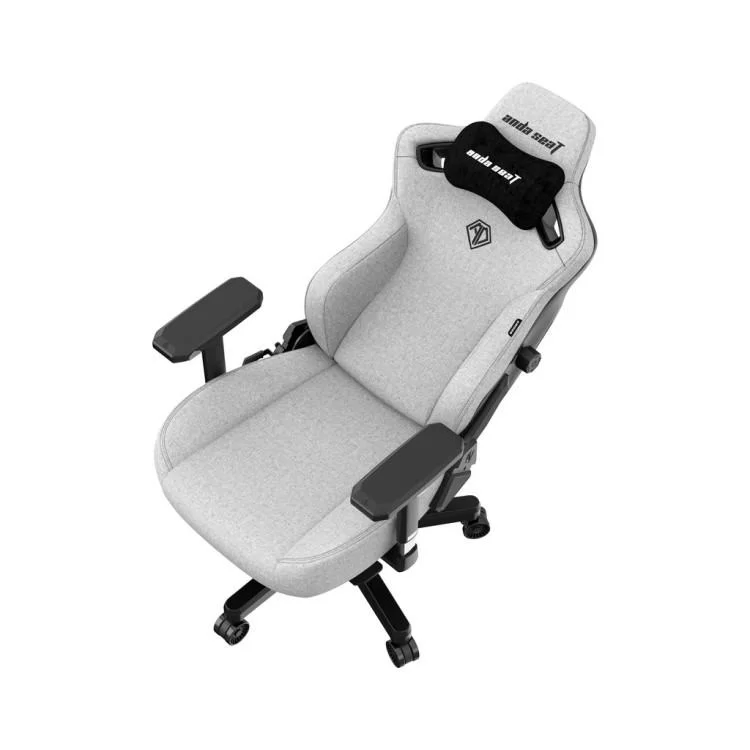 Кресло игровое Anda Seat Kaiser 3 Fabric Size L Grey (AD12YDC-L-01-G-PV/F) - фото 11