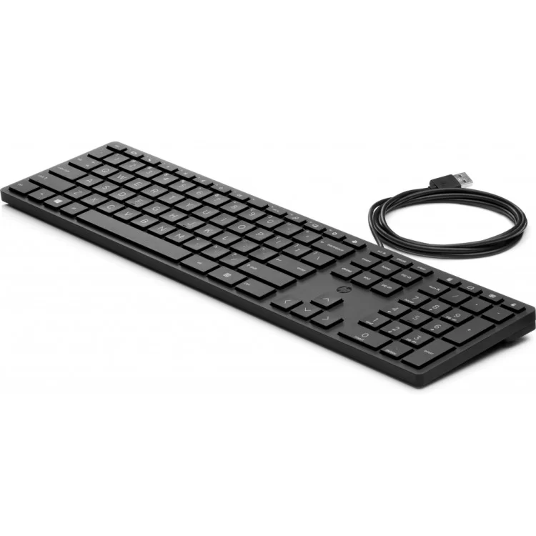 Клавіатура HP 320K USB Ukr Black (9SR37AA) ціна 2 123грн - фотографія 2