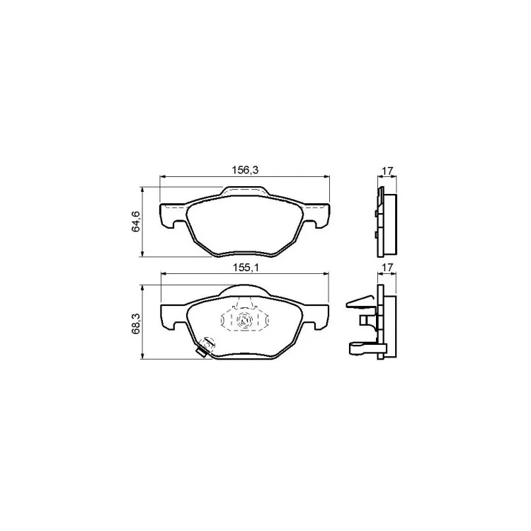 Тормозные колодки Bosch 0 986 494 135 отзывы - изображение 5