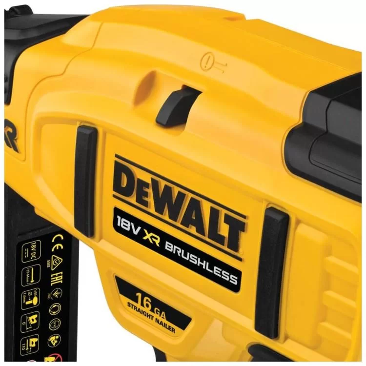 Цвяхозабивач DeWALT 18В, діаметр/довжина цвяха 1.6/63 мм, (без АКБ та ЗП) (DCN662N) - фотографія 2