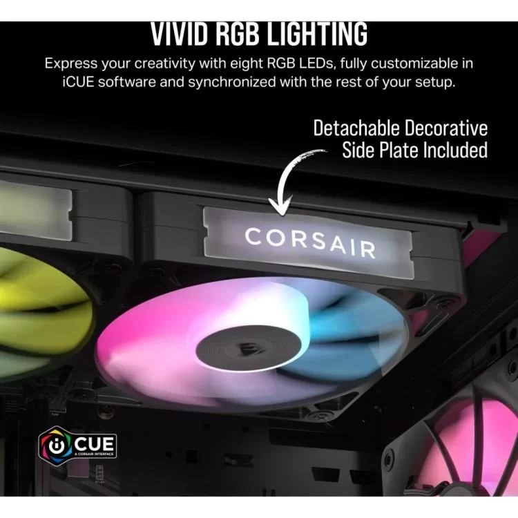 Кулер для корпуса Corsair iCUE Link RX120 RGB PWM (CO-9051017-WW) отзывы - изображение 5