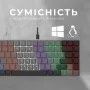 Клавиатура GamePro MK140R Red Swich Low Profile USB Dark Gray (MK140R)