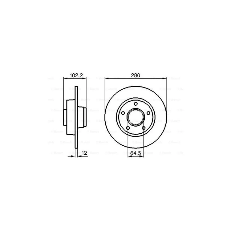 Гальмівний диск Bosch 0 986 479 144 відгуки - зображення 5