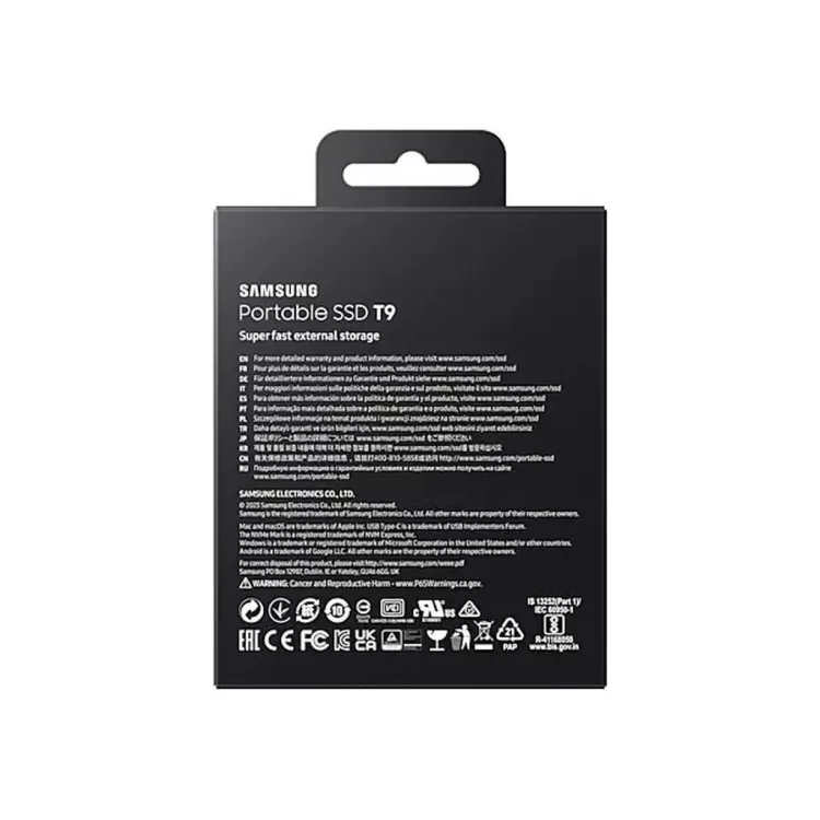 Накопичувач SSD USB 3.2 4TB T9 Samsung (MU-PG4T0B/EU) - фото 9