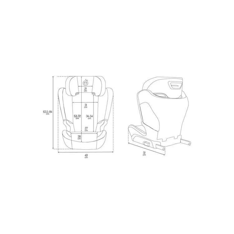 Автокресло MoMi MEI black 100-150 см (FOSA00036) инструкция - картинка 6