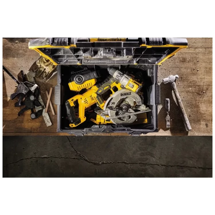 Ящик для інструментів DeWALT TOUGHSYSTEM 2.0 555х375х317 мм, з лотком (DWST83294-1) - фото 9