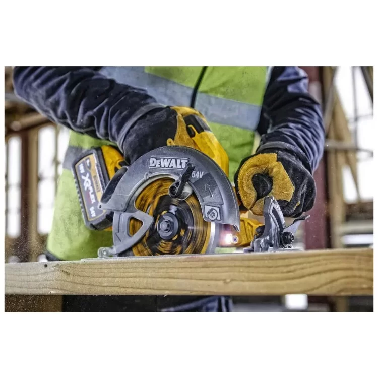 Дисковая пила DeWALT 54В XR FLEXVOLT Li-lon, диск 190х30 мм, 3.6 кг, кейс TSTAK (без АКБ и ЗУ) (DCS578NT) инструкция - картинка 6