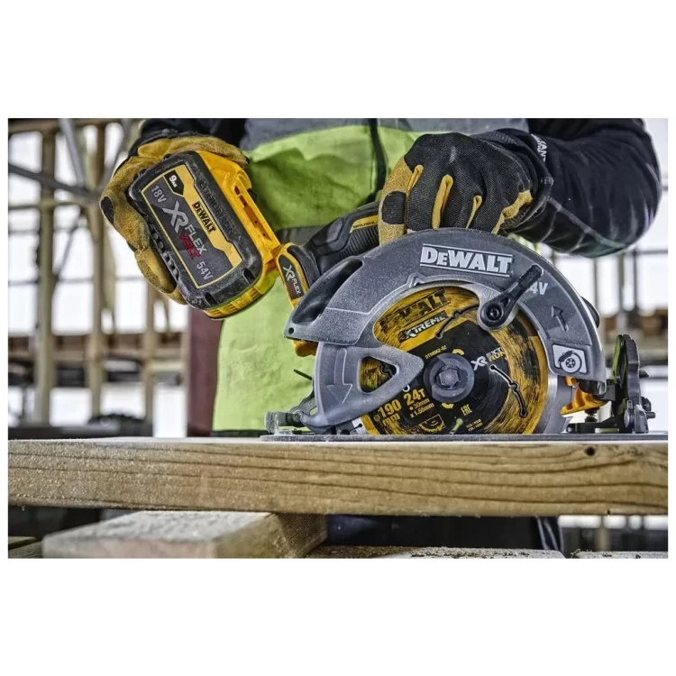 Дисковая пила DeWALT 54В XR FLEXVOLT Li-lon, диск 190х30 мм, 3.6 кг, кейс TSTAK (без АКБ и ЗУ) (DCS578NT) характеристики - фотография 7