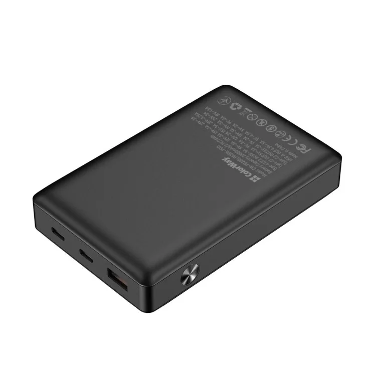 Батарея універсальна ColorWay 20 000 mAh PD/65W, QC/3.0, black (CW-PB200LPA3BK-PDD) відгуки - зображення 5