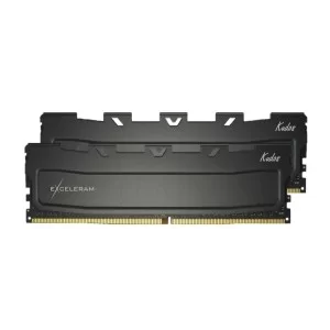 Модуль памяти для компьютера DDR4 64GB (2x32GB) 3200 MHz Black Kudos eXceleram (EKBLACK4643222CD)