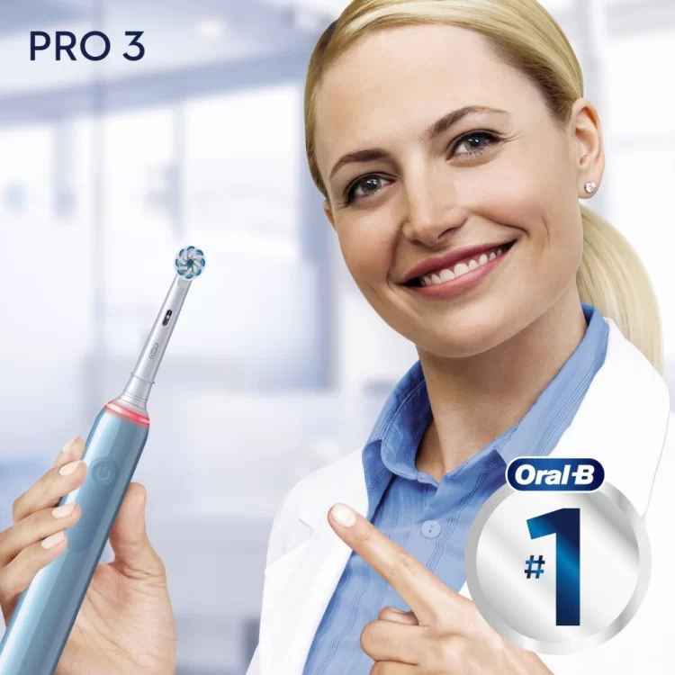 продаем Электрическая зубная щетка Oral-B D505.513.3 Sensitive Blue в Украине - фото 4