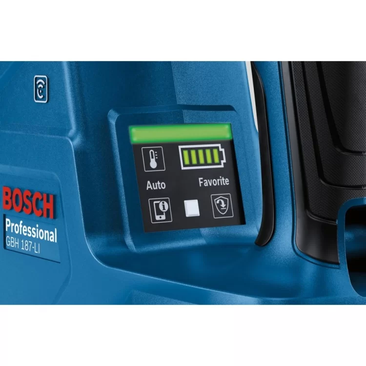 Перфоратор Bosch GBH 187-LI ONE Chuck, 2*5Ah, 2.4 Дж, 980 об/v, 2.9 кг (0.611.923.121) отзывы - изображение 5