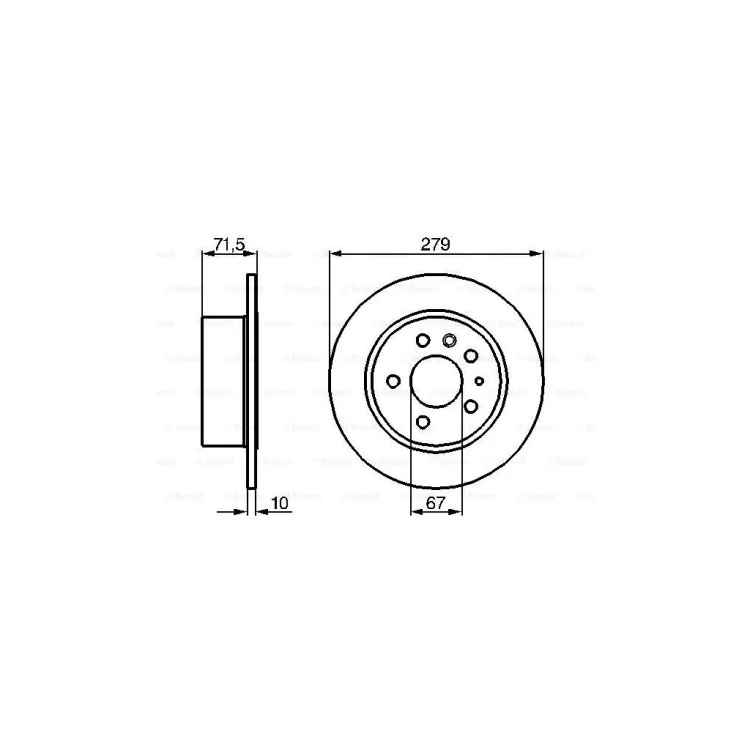 Тормозной диск Bosch 0 986 478 199 отзывы - изображение 5