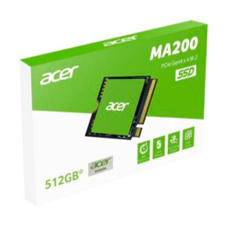 Накопитель SSD M.2 2230 512GB MA200 Acer (BL.9BWWA.153) инструкция - картинка 6