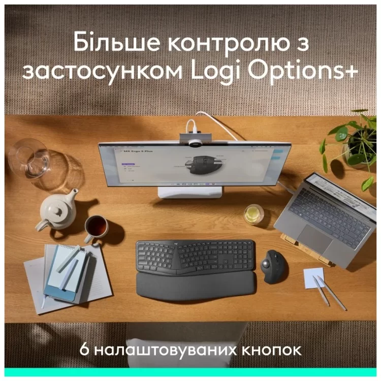 Мышка Logitech MX Ergo S Bluetooth Graphite (910-007260) обзор - фото 8