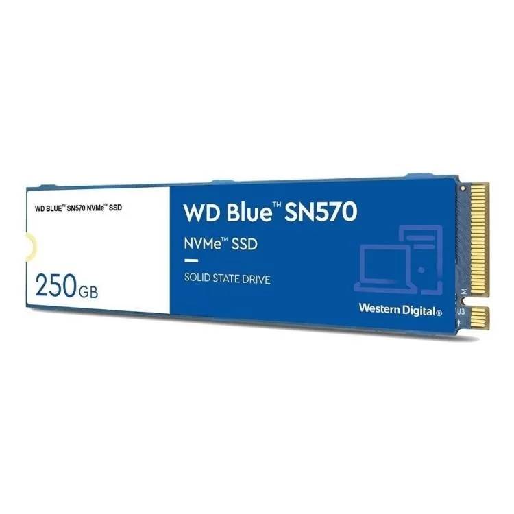 Накопичувач SSD M.2 2280 250GB SN570 WD (WDS250G3B0C) ціна 3 347грн - фотографія 2