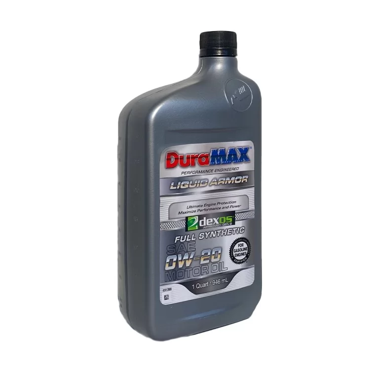 Моторна олива DuraMAX 0W20 DEXOS G2 SYN, 0,946 л ціна 394грн - фотографія 2