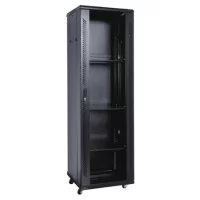 Шкаф напольный Kingda 22U 19" 600x600 RAL9004 (KD-002-6622)