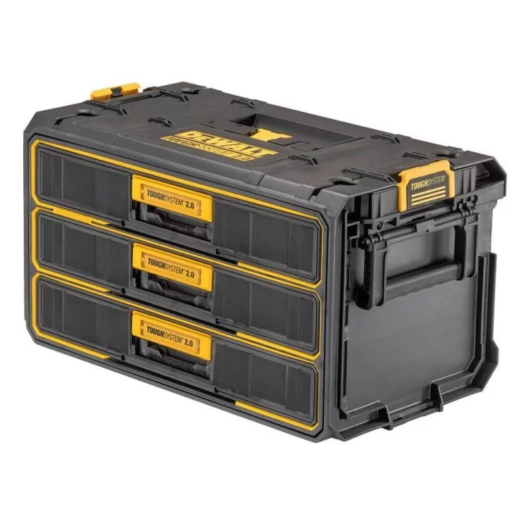 Ящик для інструментів DeWALT TOUGHSYSTEM 2.0, 555х355х305 мм., модуль на 3 ящики (DWST08330-1) ціна 15 130грн - фотографія 2