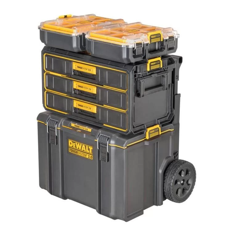 Ящик для інструментів DeWALT TOUGHSYSTEM 2.0, 555х355х305 мм., модуль на 3 ящики (DWST08330-1) відгуки - зображення 5