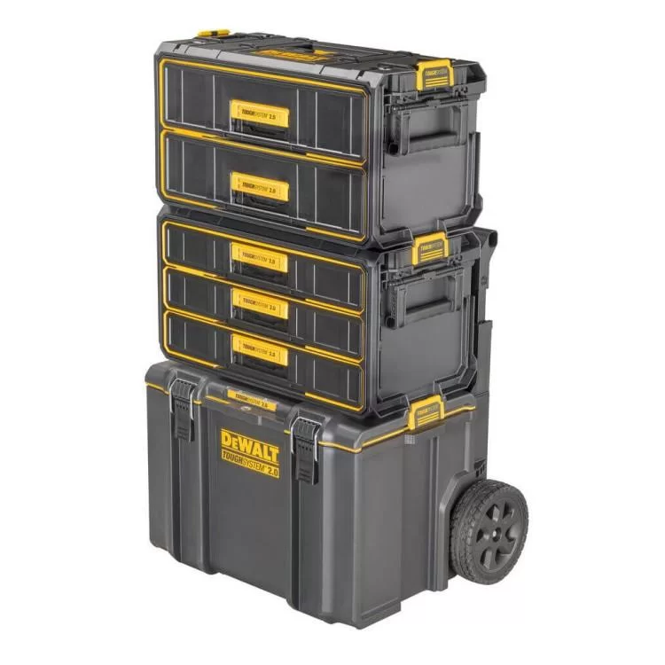 Ящик для інструментів DeWALT TOUGHSYSTEM 2.0, 555х355х305 мм., модуль на 3 ящики (DWST08330-1) інструкція - картинка 6