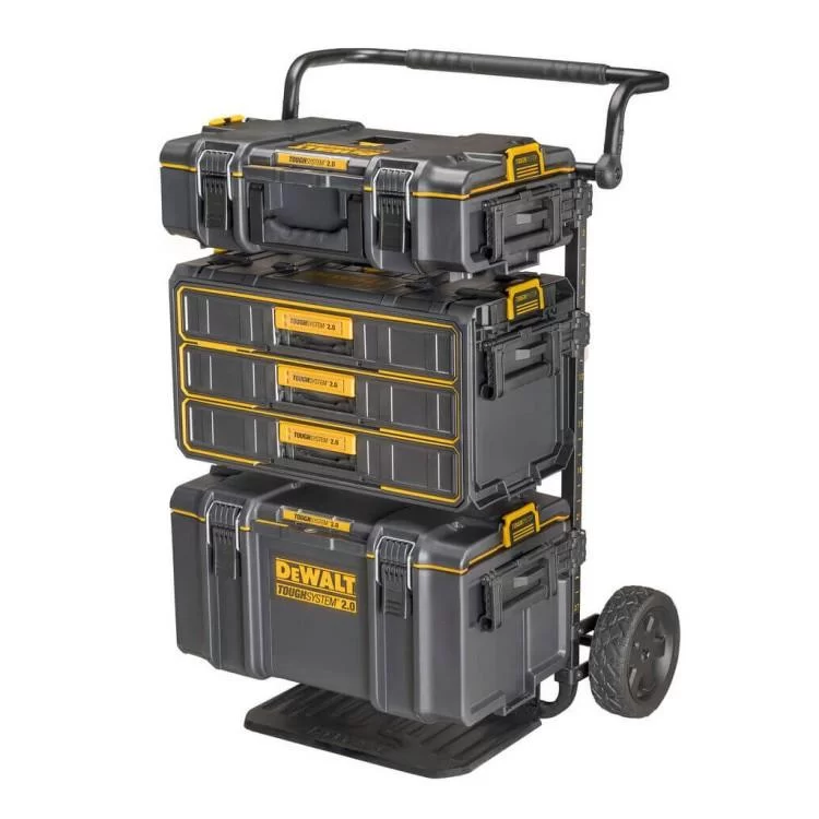 Ящик для інструментів DeWALT TOUGHSYSTEM 2.0, 555х355х305 мм., модуль на 3 ящики (DWST08330-1) характеристики - фотографія 7