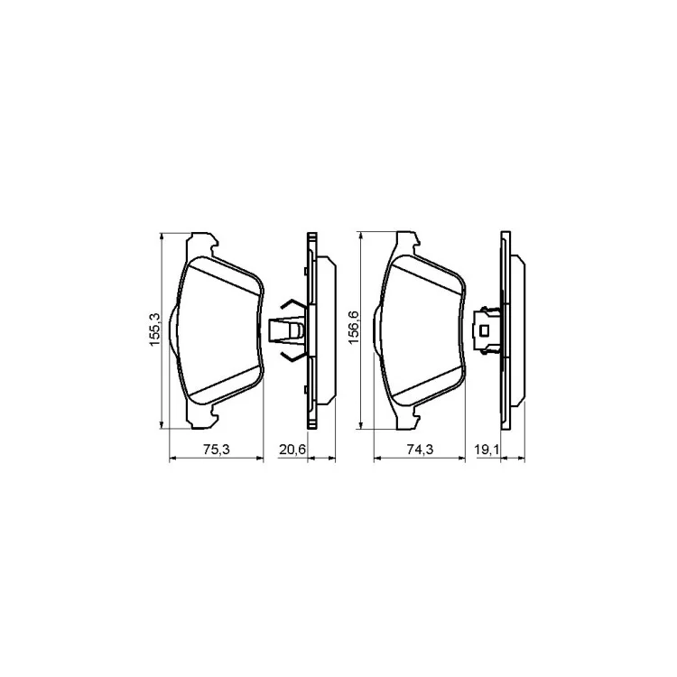 продаем Тормозные колодки Bosch 0 986 494 159 в Украине - фото 4