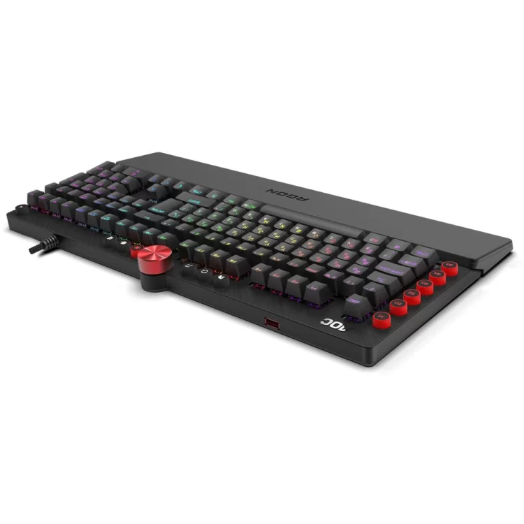 Клавиатура AOC AGK700 RGB Cherry MX Red USB Black (AGK700DR2R) характеристики - фотография 7