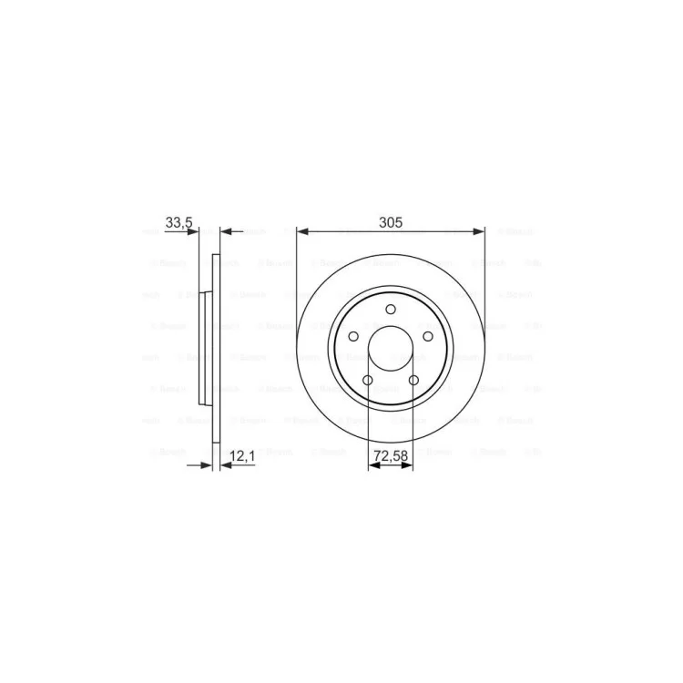 Гальмівний диск Bosch 0 986 479 050 відгуки - зображення 5