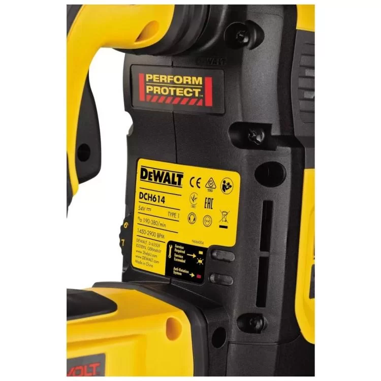 продаємо Перфоратор DeWALT безщітковий, SDS-Plus, 18 В, 2.6 Дж, 3 реж. кейс (DCH614N) в Україні - фото 4