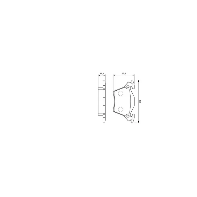 Гальмівні колодки Bosch 0 986 460 002 відгуки - зображення 5