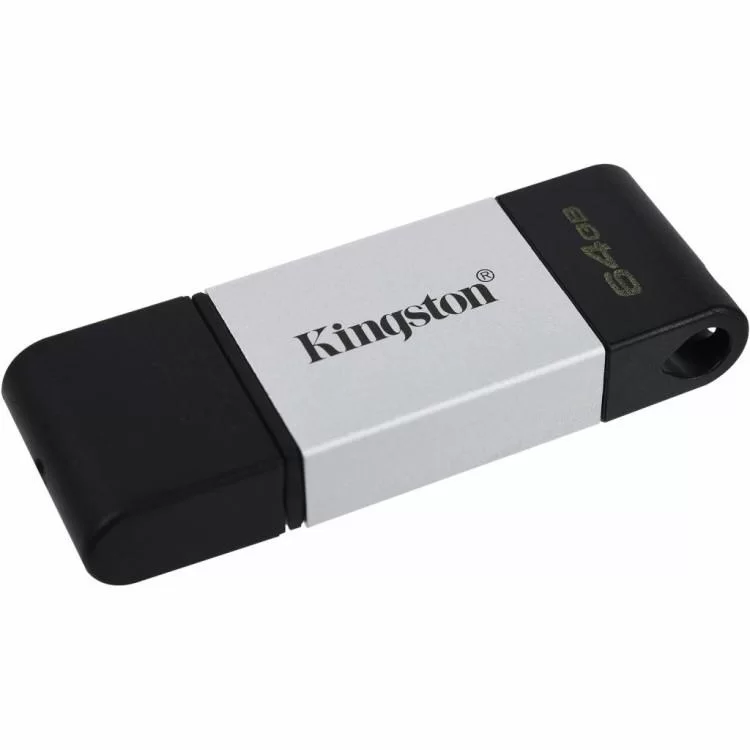 USB флеш накопичувач Kingston 64GB DataTraveler 80 USB 3.2/Type-C (DT80/64GB) ціна 670грн - фотографія 2