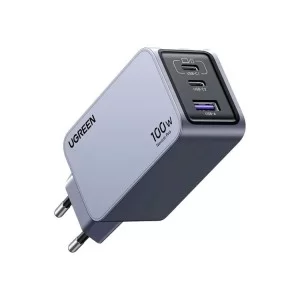 Зарядний пристрій Ugreen 3xUSB 100W (2xUSB-C+USB-A) Gan Nexode Pro X757 (25874)