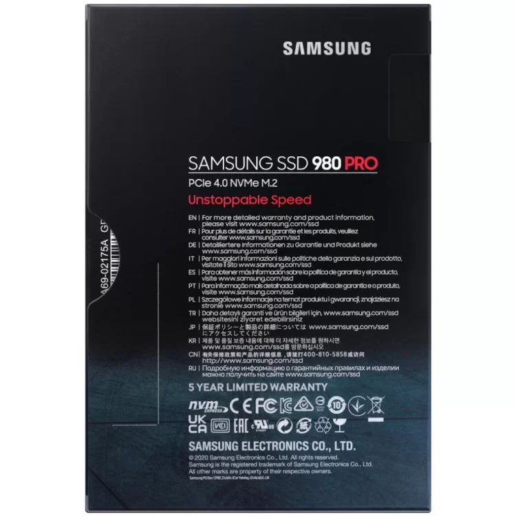 Накопичувач SSD M.2 2280 500GB 980 PRO Samsung (MZ-V8P500BW) інструкція - картинка 6