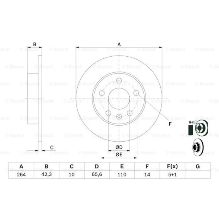 Тормозной диск Bosch 0 986 478 884 отзывы - изображение 5