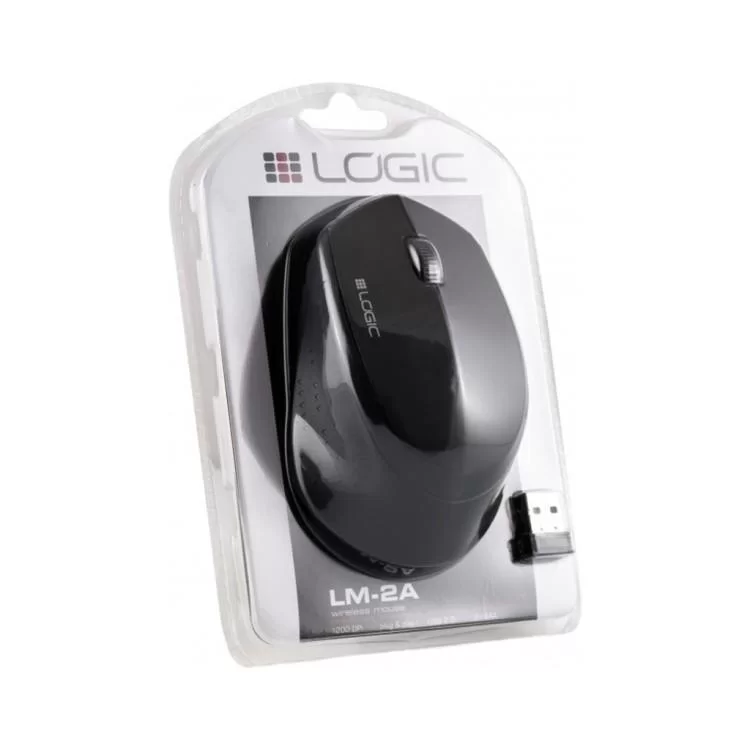 Мишка Logic concept LM-2A Wireless Black (M-LC-LM2A) відгуки - зображення 5