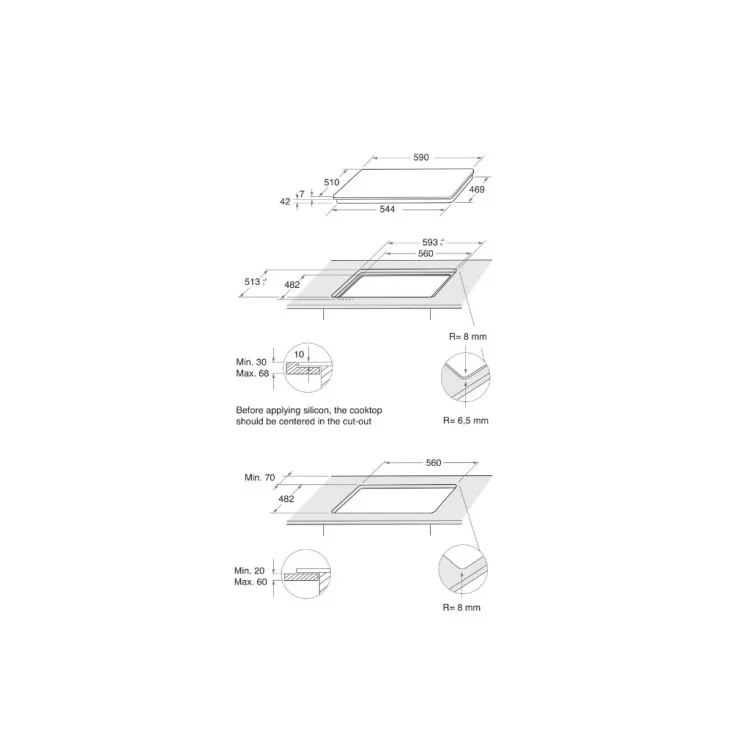 Варочна поверхня Whirlpool GOFL629S характеристики - фотографія 7