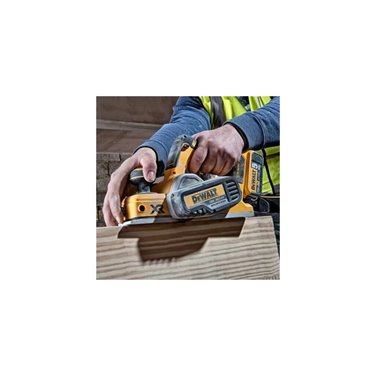 Електрорубанок DeWALT 18 В XR Li-lon, ширина 82 мм, 2*5Ah, кейс (DCP580P2) огляд - фото 8