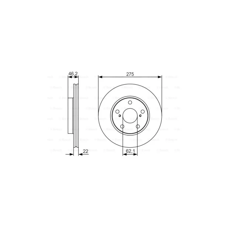 Тормозной диск Bosch 0 986 479 R97 отзывы - изображение 5