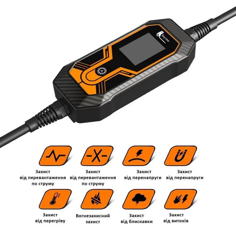 продаємо Зарядка для електромобіля 7.4 кВт 32A 1-фаза GB/T AC (китайське авто) WI-FI FEYREE (FY7-32-1PH-GB/T-WF) в Україні - фото 4