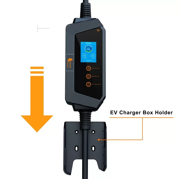 Зарядка для электромобиля 7.4 кВт 32А 1-фаза GB/T AC (китайское авто) Wi-Fi + переходник FEYREE (FY7-32-1PH-GB/T-WFNW) характеристики - фотография 7