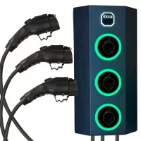 Зарядна станція для електромобіля 36 кВт 32А 3-фази з 3 портами Type 2 (європейське авто) W33 Octa Energy (W131)