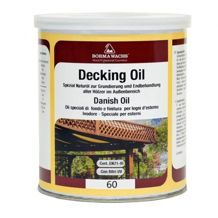 Палубна олія Decking oil DANISH OIL 1л