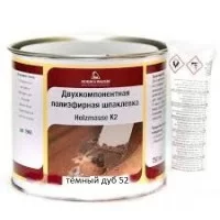 Двохкомпонентна поліефірна шпаклівка К2 темний дуб 52 750 мл
