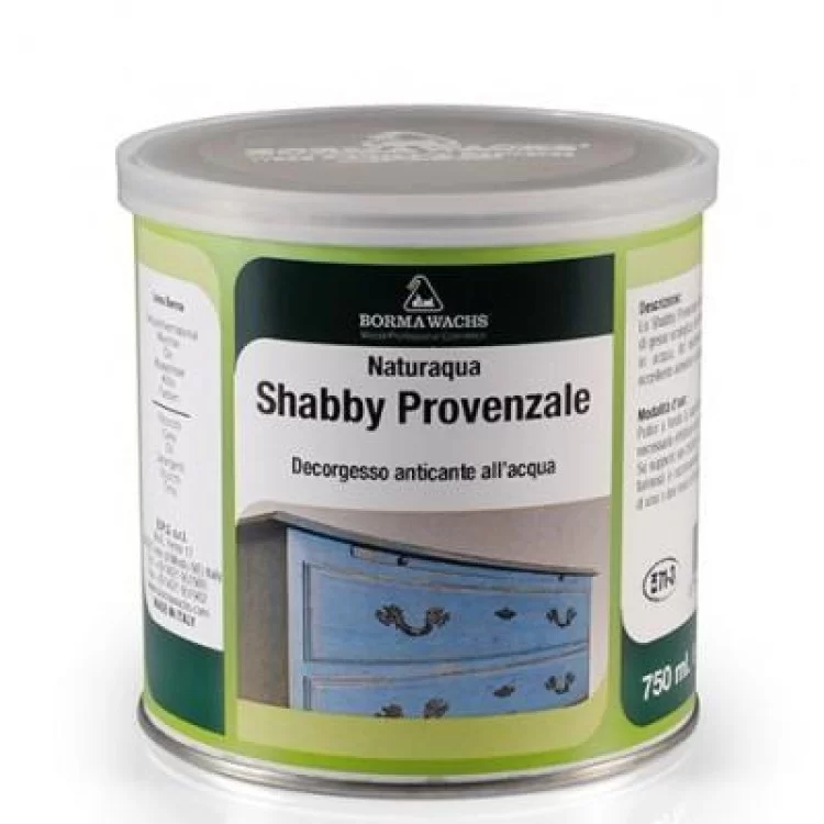 Крейда фарба Shabby Kreide Farbe Borma Wachs107 Темно-сірий Grigio Ambra 750 мл